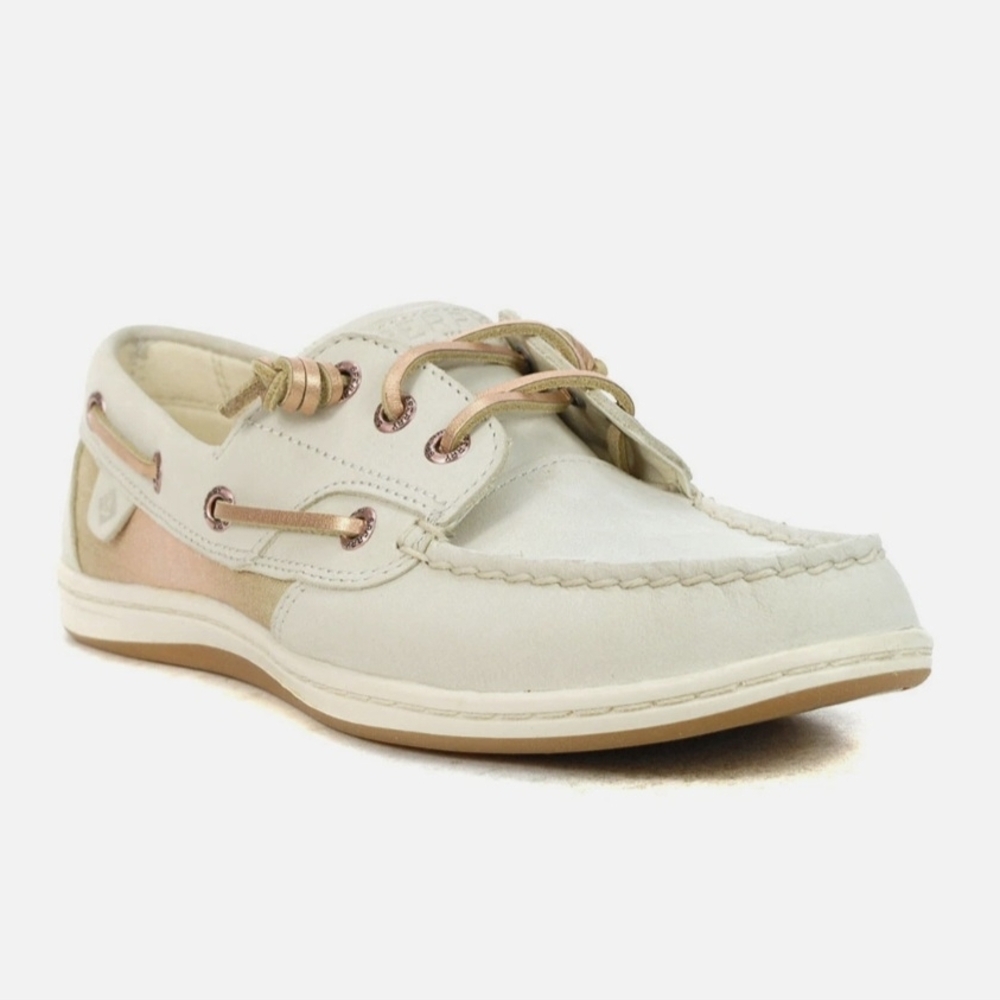 NIB Sperry Songfish Shimmer Boat Shoes Sz 7.5